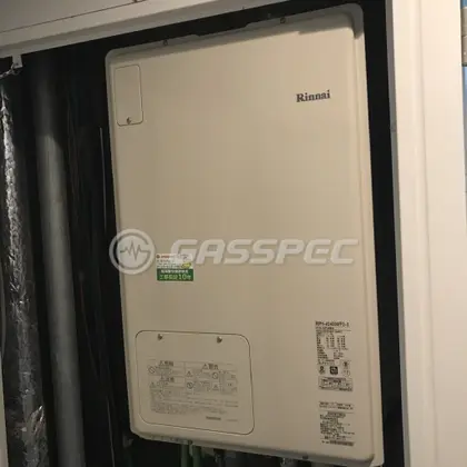施工後の暖房熱源機（リンナイ RUFH-A2400AFF2-3）