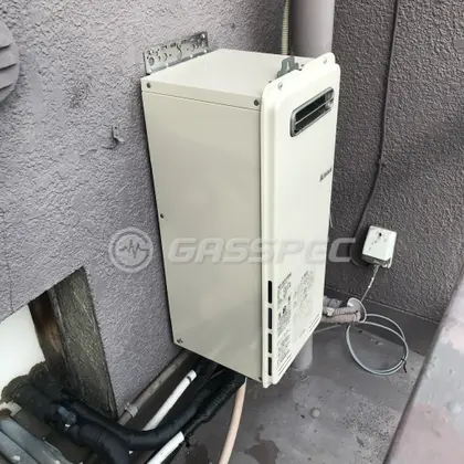 施工後の給湯器（リンナイ RUF-SA1615SAW）