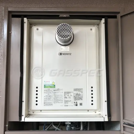 交換後の給湯器（ノーリツ GT-2460SAWX-T-2 BL）