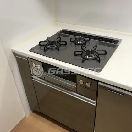 施工後のビルトインガスコンロ（パロマ PD-821WS-60CD）