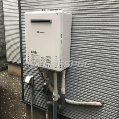 施工後の給湯器（ノーリツ GT-2460SAWX-2 BL）