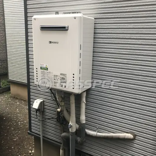 交換後の給湯器（ノーリツ GT-2460SAWX-2 BL）