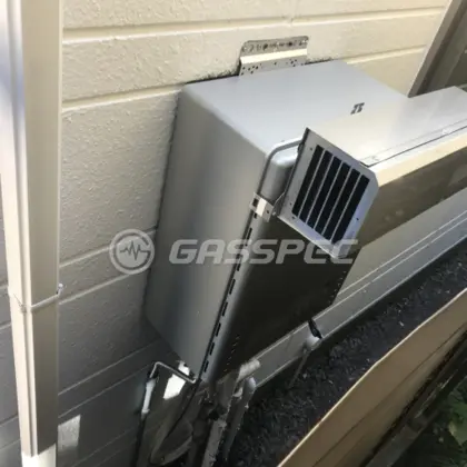 施工後の給湯器（ノーリツ GT-C2462SAWX-2 BL）