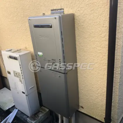 施工後の給湯器（ノーリツ GT-C2462SAWX-2 BL）