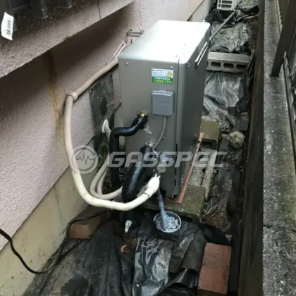 施工後の給湯器（ノーリツ GT-C2062SARX-2 BL）