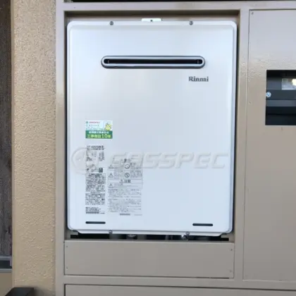 施工後の給湯器（リンナイ RUF-A2405SAW(B)）