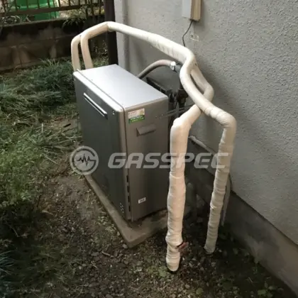 施工後の給湯器（ノーリツ GT-C2062SARX BL）