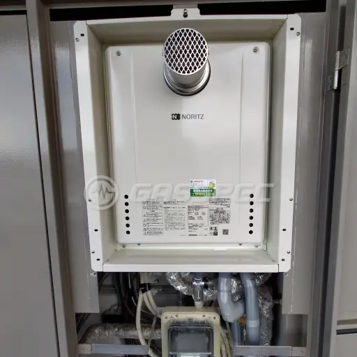 交換後の給湯器（ノーリツ GT-2460SAWX-T-2 BL）