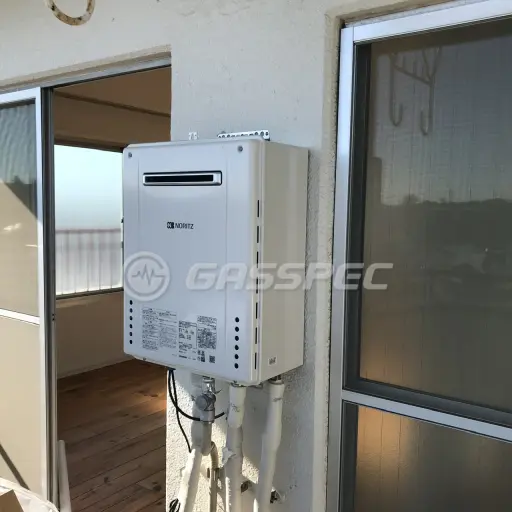 交換後の給湯器（ノーリツ GT-2060SAWX-2 BL）