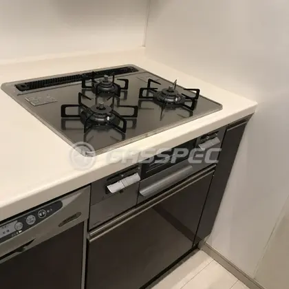 施工後のビルトインガスコンロ（ノーリツ N3WT6RWTSKSI）