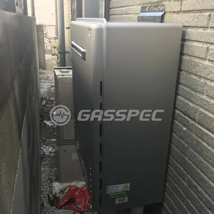 施工後の給湯器（ノーリツ GT-C2462SAWX-2 BL）