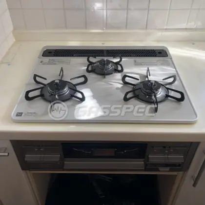 施工後のビルトインガスコンロ（パロマ PD-509WS-60CV）