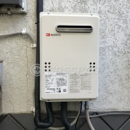 施工後の給湯器（ノーリツ GQ-2039WS-1 BL）