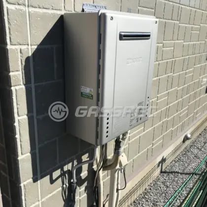 施工後の給湯器（ノーリツ GT-C2462SAWX-2 BL）
