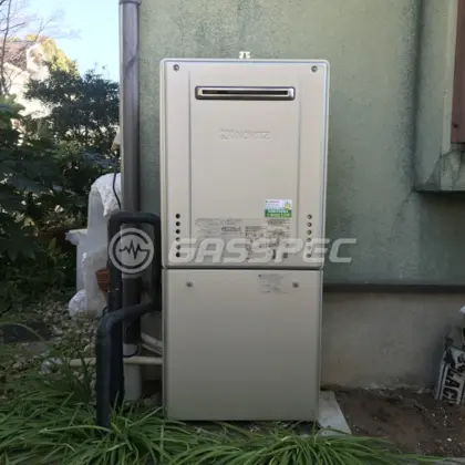 施工後の給湯器（ノーリツ GT-C2462AWX-2 BL）