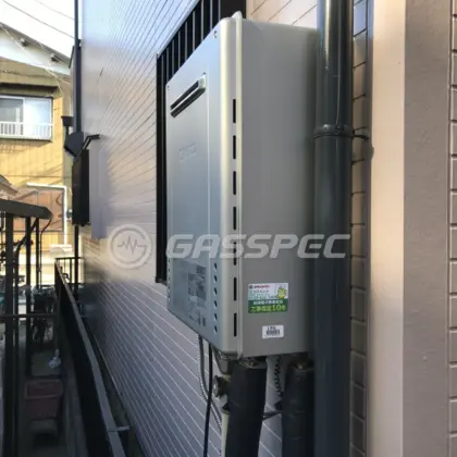 施工後の給湯器（ノーリツ GT-C2462SAWX-2 BL）