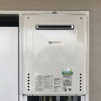 施工後の給湯器（ノーリツ GT-2460SAWX-2 BL）