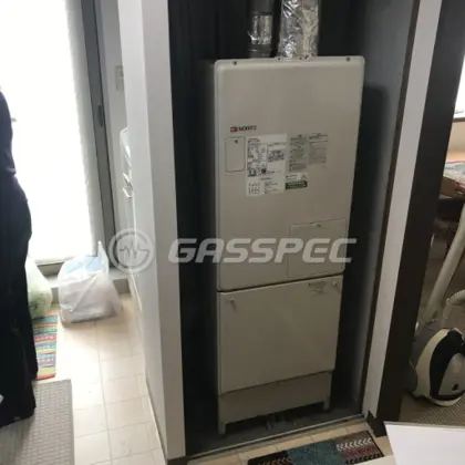 施工後の暖房熱源機（ノーリツ GTH-1644AWX-SFF-1 BL）