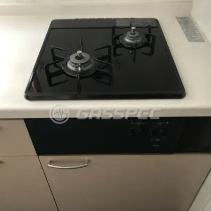 施工後のビルトインガスコンロ（ノーリツ N2C24KSS）