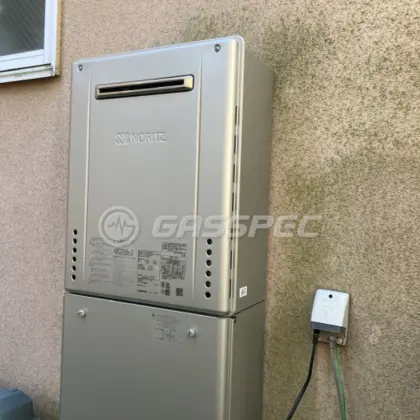 施工後の給湯器（ノーリツ GT-C2462AWX-2 BL）