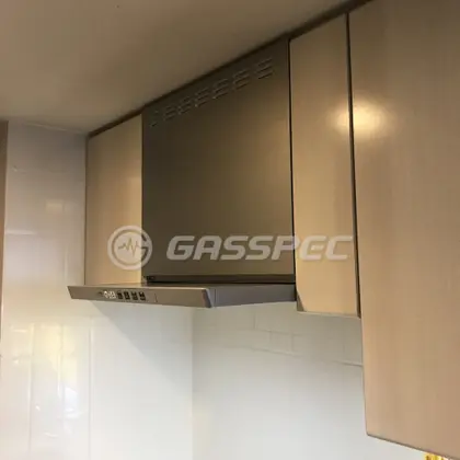 施工後のレンジフード（リンナイ LGR-3R-AP601SV）
