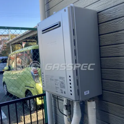 施工後の給湯器（ノーリツ GT-C2462SAWX-2 BL）