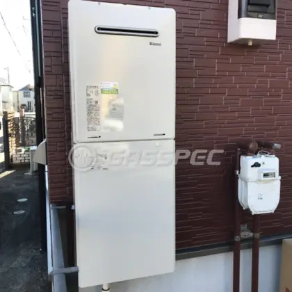 施工後の給湯器（リンナイ RUF-A2405SAW(B)）