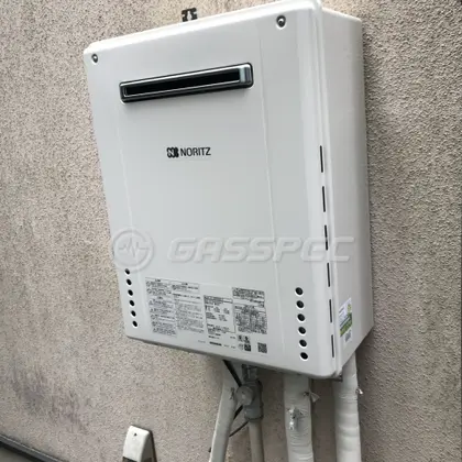 施工後の給湯器（ノーリツ GT-2460SAWX-2 BL）