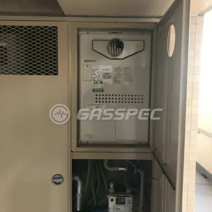 施工後の暖房熱源機（ノーリツ GTH-2444AWX3H-T-1 BL）