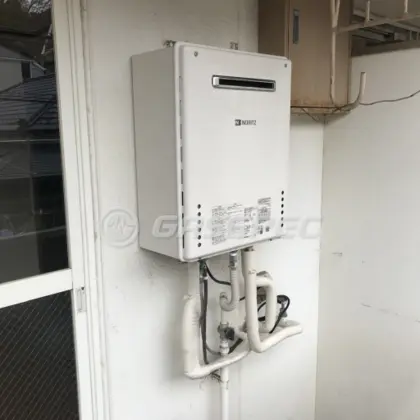 施工後の給湯器（ノーリツ GT-1660SAWX-2 BL）