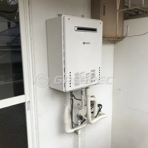 交換後の給湯器（ノーリツ GT-1660SAWX-2 BL）