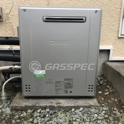 施工後の給湯器（ノーリツ GT-C2462SARX-2 BL）