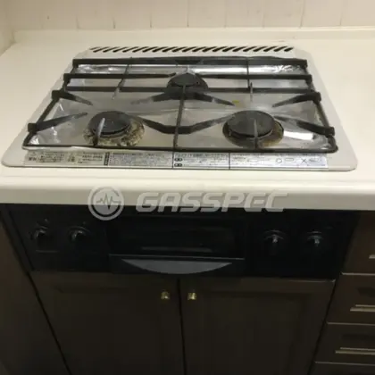 施工前のビルトインガスコンロ（GCU-60SB）