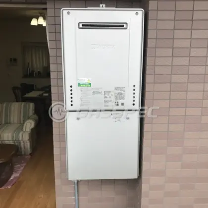 施工後の給湯器（ノーリツ GT-C2462SAWX-2 BL）