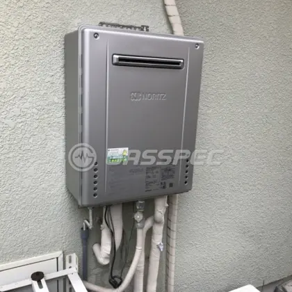 施工後の給湯器（ノーリツ GT-C2462SAWX-2 BL）