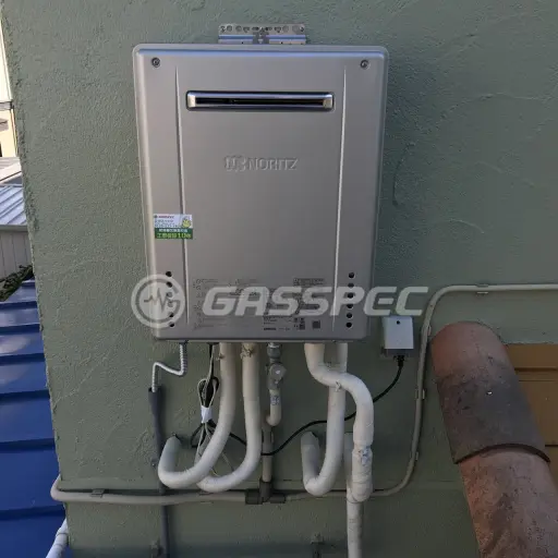 交換後の給湯器（ノーリツ GT-C2462SAWX-2 BL）