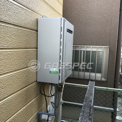 施工後の給湯器（ノーリツ GT-C2462AWX-2 BL）
