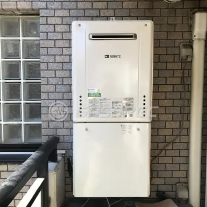 施工後の給湯器（ノーリツ GT-2460SAWX-2 BL）
