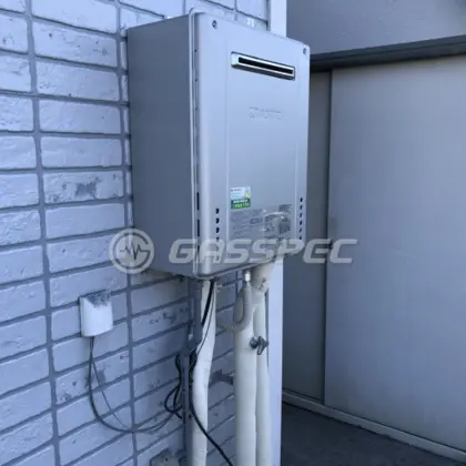 施工後の給湯器（ノーリツ GT-C2062SAWX-2 BL）