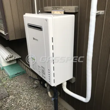 施工後の給湯器（ノーリツ GT-1660SAWX-2 BL）