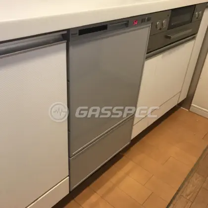 施工後のビルトイン食洗機（リンナイ RSW-F402C-SV）
