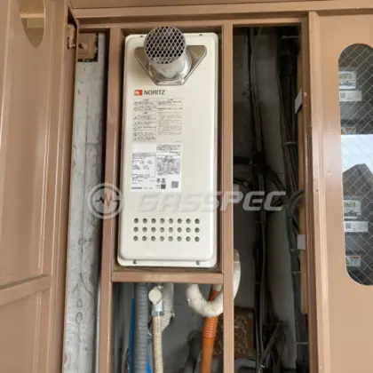 施工後の給湯器（ノーリツ GT-2053SAWX-T-4 BL）