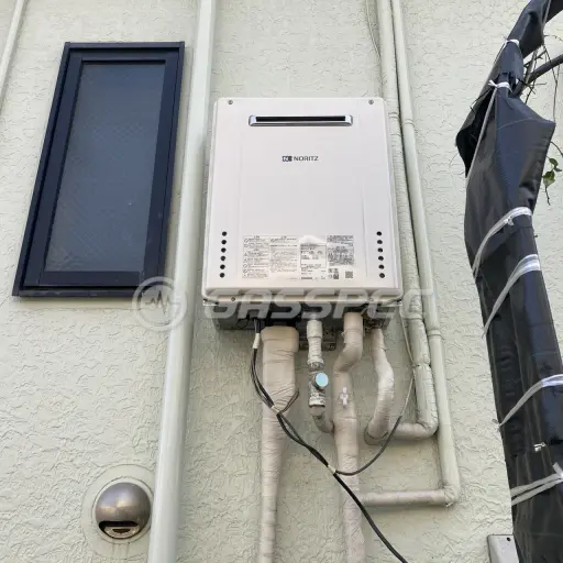 交換後の給湯器（ノーリツ GT-2060SAWX-2 BL）