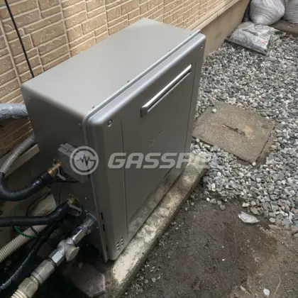 施工後の給湯器（ノーリツ GT-C2462SARX-2 BL）