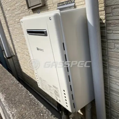 施工後の給湯器（ノーリツ GT-1660SAWX-2 BL）