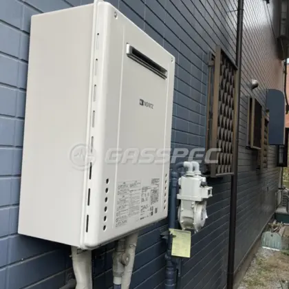 施工後の給湯器（ノーリツ GT-2060SAWX-2 BL）