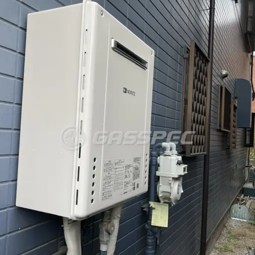 交換後の給湯器（ノーリツ GT-2060SAWX-2 BL）