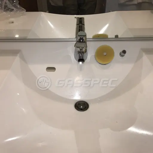 交換後の水栓・蛇口（パナソニック CQSFL325T）