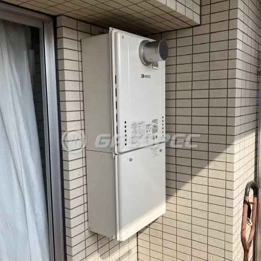 交換後の給湯器（ノーリツ GT-2460SAWX-T-2 BL）