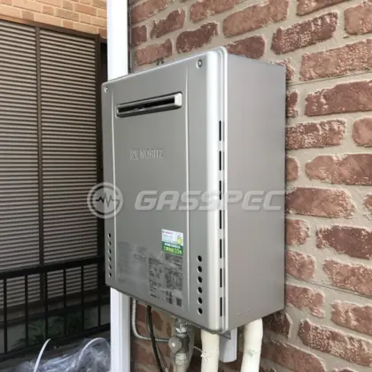 施工後の給湯器（ノーリツ GT-C2462AWX-2 BL）